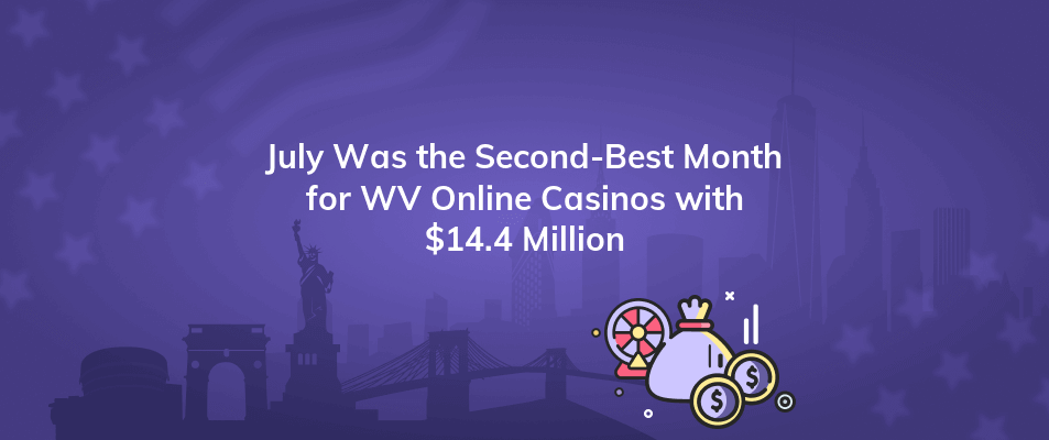 july was the second best month for wv online casinos with 14 4 million